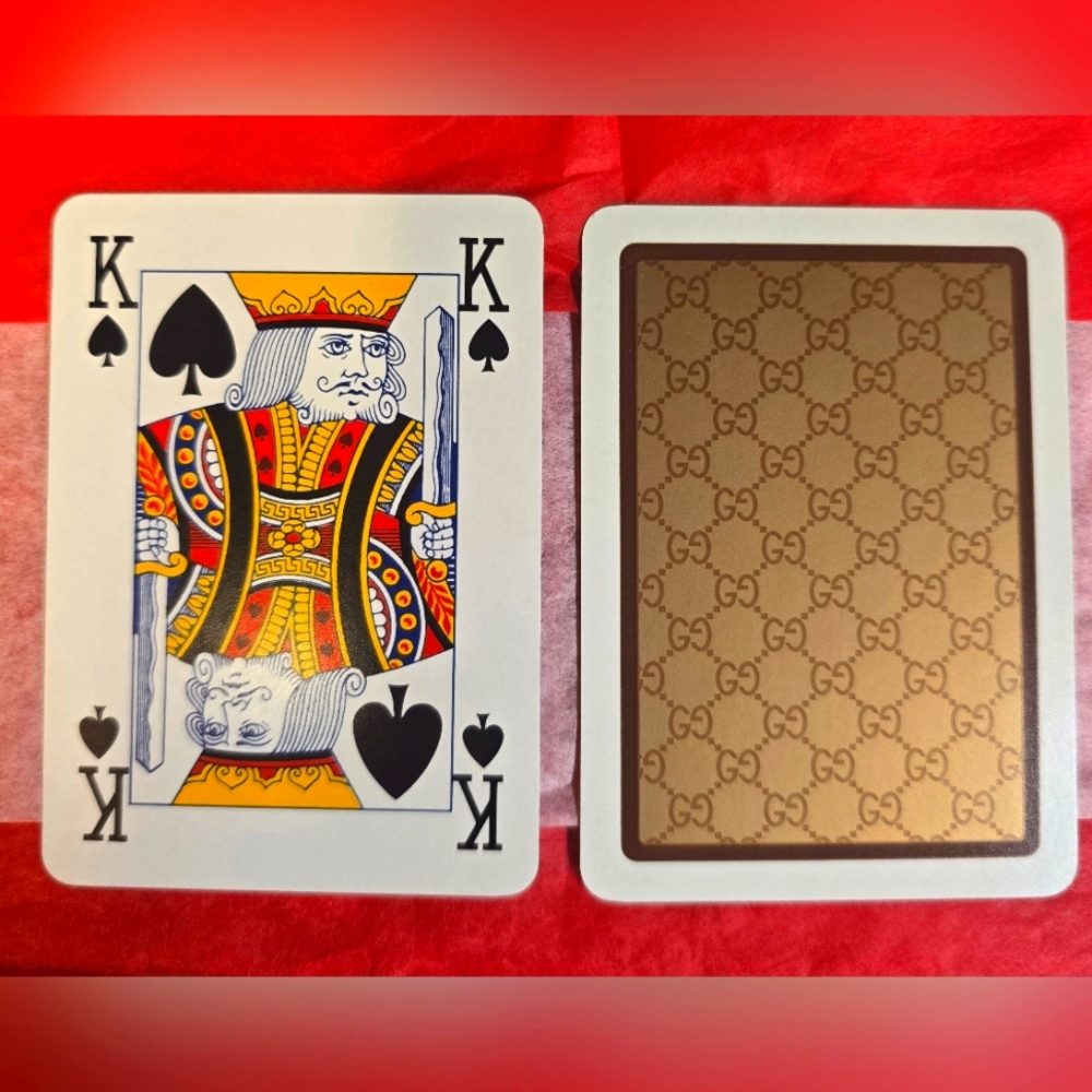 Gucci GG Card W Display Case & Stand. Ace ♠️ King ♠️ Q♠️ J♠️ 10 ♠️CHOOSE ONE - Picture 8 of 16